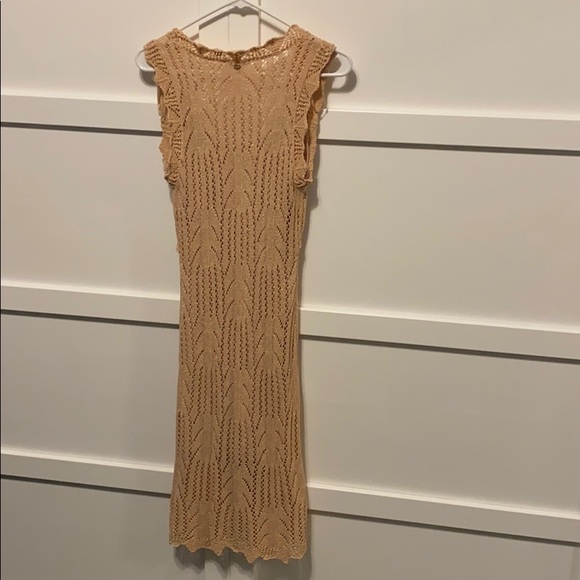 Guess nude color crochet Dress - Picture 3 of 3